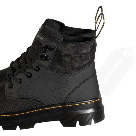 Dr. Martens Unisex Rakim Fashion Boot, Black Extra Tough 7 US Men / 8 US Women